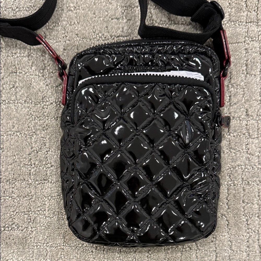 MZ Wallace Black Lacquer Metro Crossbody - Picture 3 of 15
